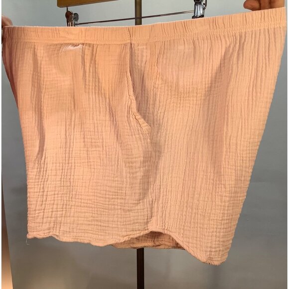 Womens XL Cotton Gauze Button-Down Shirt & Short Loungewear Casual JASON WU - Picture 12 of 13